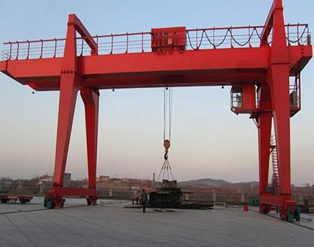 Cần cẩu giàn dầm đôi 20t, cần cẩu cổng, rail crane.jpg 20t Double Girder Electric Gantry Crane, Portal Crane, Rail Crane.jpg